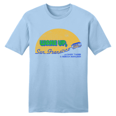 Wake Up San Francisco T-shirt light blue
