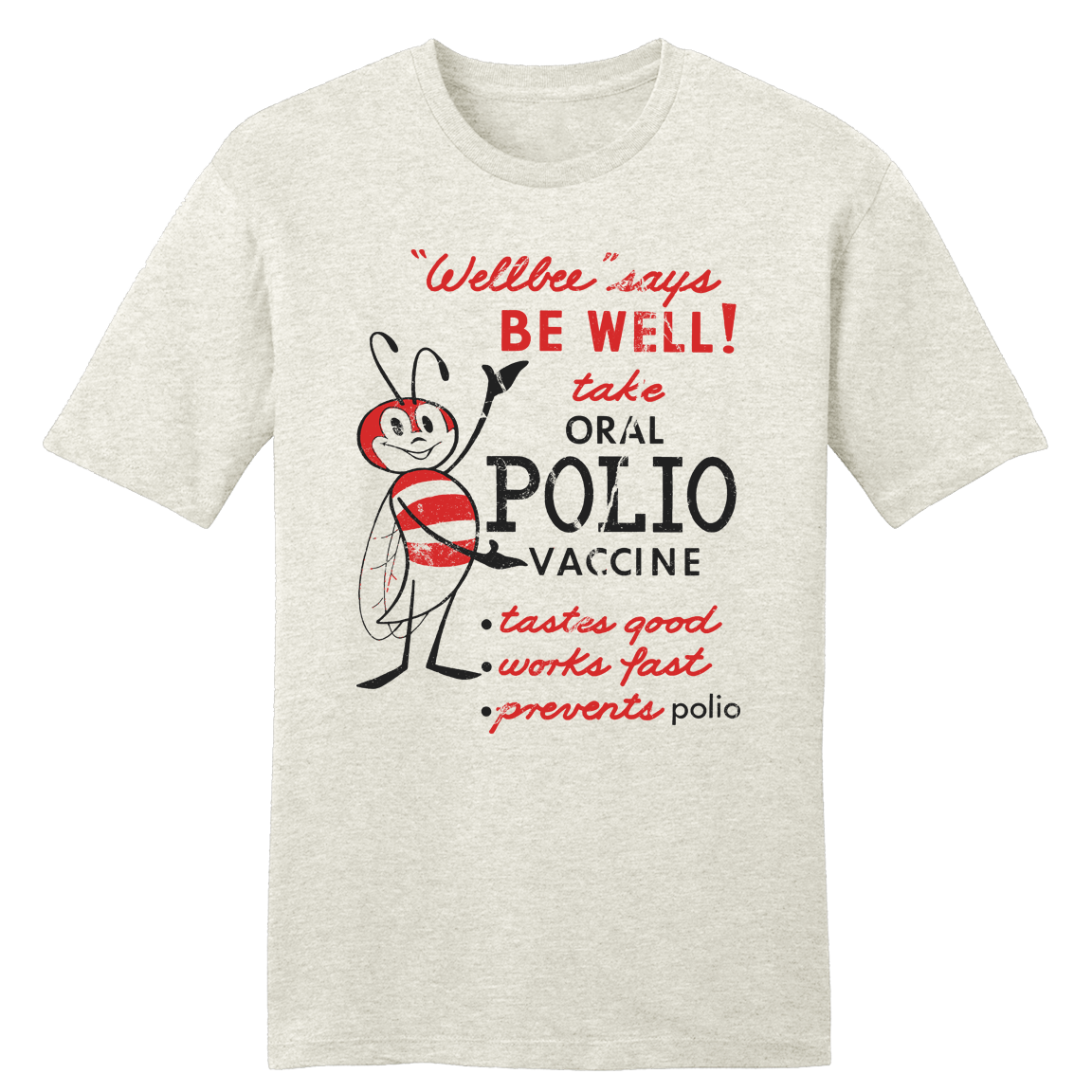 Wellbee Polio Vaccine Mascot