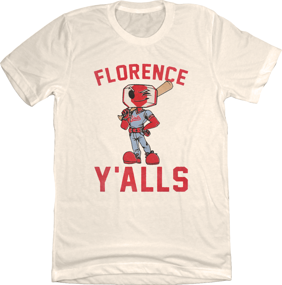 Florence Y'alls Mascot T-Shirt white